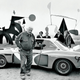 You can see Neerpasch in the sport jacket standing at the far right. Up front is Calder himself. Credit: BMW.